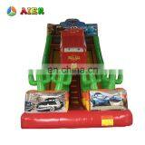 Popular Special Shape Attracting Car Slide / Cheap Price Kids Toy Inflatable Car Slide