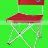 2018 Steel Frame Folding Chair Beach Chair Fishing Chair With Red 600D Polyester Fabric thumbnail-1