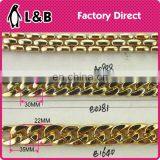 Latest Design Jewelry Accessory Gold Plastic Chain