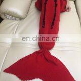 Hot Sale Winter Custom Printed Cheap Wholesale New Design Mermaid Tail Blanket thumbnail-2
