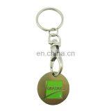 Round Metal Plated Custom Trolley Token With Logo