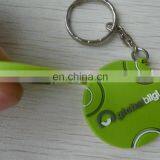 Round Shaped Personalized Cool Soft Pvc Keychain thumbnail-5