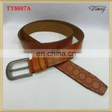 TT8887 brown custom soft leather belts