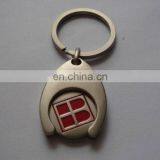 Metal Shopping Trolley Coin Coin Holder Keychain thumbnail-1