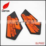 China custom rubber silicone logo plate for garment