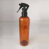 300ml amber color sprayer PET plastic bottle