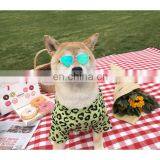 Dog Clothes Leopard Print T-shirt Summer Thin Breathable Pet Shirt Corgi Teddy Schnauzer Pomeranian Clothing thumbnail-6