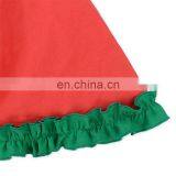 Fashion Children Summer Dress Ruffle Cotton Baby Girls Cute Red and Green Dress thumbnail-3