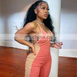 2020 New Styles Women Fashion V-Neck Yoga Jumpsuit Ladies Sexy Sportswear Playsuit Women Clothing thumbnail-4