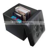 Fabric PU Ottomans Storage Ottomans Folding Stool for Shoes Fabric Foot Stool thumbnail-6