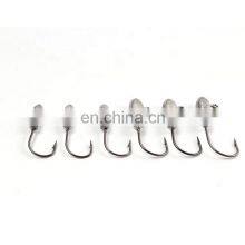 Commercial Metal Lead 3D Treble Fishing Jig Head Hook thumbnail-1