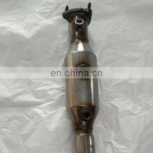 XG-AUTOPARTS Direct Fit 2002-2006 Honda CR-V Rear Main Catalytic Converter With Three Sensor Holes thumbnail-1