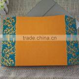 Various Color Handmade Delicate Luxury Invitation Card With Flocking thumbnail-5