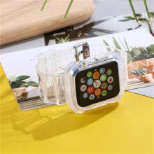 Clear Band Case for Apple Watch Series 5 4 3 2 1 Transparent for IWatch Strap 38 40 42 44mm Strap Bands thumbnail-4