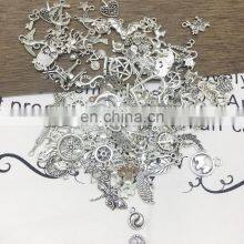 Vintage Mixed 100pcs Metal Charms Beads Handmade DIY Bracelet Pendant Necklace Jewelry Making Findings thumbnail-5