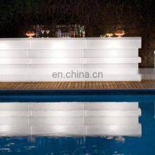 16 Color Changing Bar Counter LED Furniture Sets for Events and Banquets Bar Night Furniture Wholesale Mobile Bar