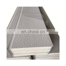 External Polyurethane Foam Insulated Wall Siding Metal Embossed Carved Decorative Fireproof