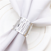 Electroplated Gold Silver Black Napkin Ring Holder on Wholesale thumbnail-4