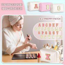 Travel Makeup Bag Chenille Letter Pouch Cosmetic Bag thumbnail-5