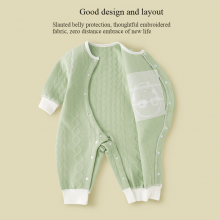 Newborn Baby Clothes Kids Romper Long Sleeve Climb Crawl Suit Children's Pajama Onesie Jumpsuit thumbnail-4