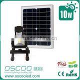 10W 20W 30w Portable Motion Sensor Rechargeable Lithium Battery 10W IP65 Outdoor Solar Flood Light