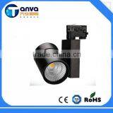 2700k- 6500K Commercial LED Track Light With Black and White Body