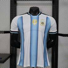 2627 Argentina Jersey No. 10 Messi Football Jersey Short Sleeve Player Version Jersey for USA, Canada, Mexico World Cup thumbnail-1