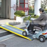 High quality and Best-selling Center Folding Ramp for Disabled for wheelchair, electric wheelchair and etc