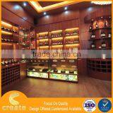Modern Cherry Wooded Red Wine Shop Furniture Display Showcase/wine Rack/wine Stand thumbnail-5