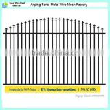 Arched spear top fence for swimming pool security