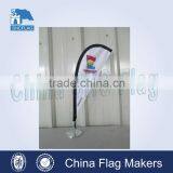 Office Customized Teardrop Table Flag Stand Quality Choice