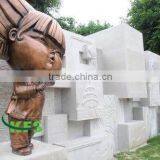 Bronze Little Girl Eating Lollipop Statue