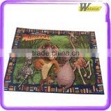Fashionable Cartoon Africa Lion and Boy ElephantGiraffe Girl Hippo Lion Panda Running 48 PCS Jigsaw Puzzle thumbnail-6
