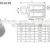Industrial Small Pulley Manufacturer Metal Zinc Alloy Single Swivel Belt Pulley With Single Rigid Wheel thumbnail-5