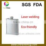 Hot Sell Stainless Steel Mini Wine Pot Hip Flask With Leather Cover or Painting