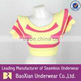 Beautiful Lady Custom Wholesale Crop Top With Nylon