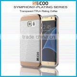 Electroplating Drawing Transparent for Slicoo Soft TPU 0.3mm Phone Back Cover Case for Samsung Galaxy s7 s7 Edge thumbnail-3