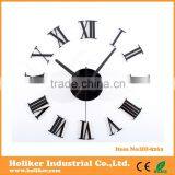 Black Simple Design Acrylic DIY Clock With Roman Numbers thumbnail-1