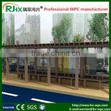 Black Plastic Composite Deck Board/WPC Decking With High Quality Long Lifespan