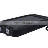 Best Power Supply Solar Charger for Mobile 8000mah Waterproof Power Bank