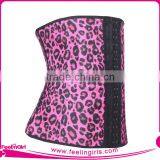 3 Hooks Leopard Latex Reduicing Waist Training Corsets Wholesale Quality Choice thumbnail-3