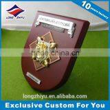 Custom Design Wooden Souvenir Plaque Shields With Low Price thumbnail-3