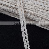 100% cotton cluny lace trim