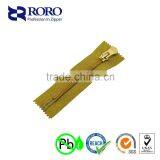 RORO14112002 No.5 Nylon Gold Line Close-end Zipper for Garment thumbnail-1