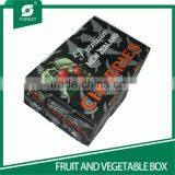 WAX-COATED CORRUGATED BOX FRESH FRUITS CARTON BOXES WITH LID