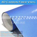 Air Bubble Free 5x98FT CARLIKE Adhesive 4D Carbon Fiber Car Wrap Film thumbnail-3