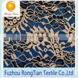 Supply High-grade Black Gray Lace Fabric for Bedding