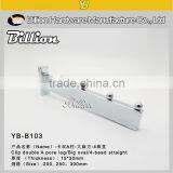 Metal Chrome Clothing Hooks Square Slotted Hooks thumbnail-1