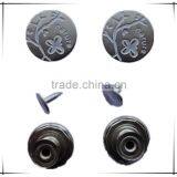 Custom High Quality Snap Garment Metal Button ,Fashion Metal Buttons for Jacket, Jeans,clothing