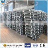 Warehouse Galvanized Cage Stackable Wire Cage Container thumbnail-1